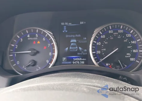 2016 Infiniti Q50 3.0T Red Sport 400 from USA, damaged, VIN JN1FV7AR0GM450657